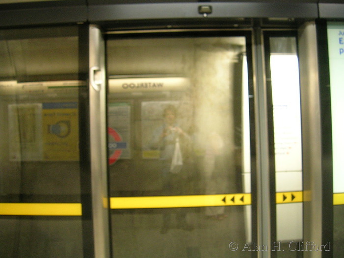 Waterloo station on the Jubilee line