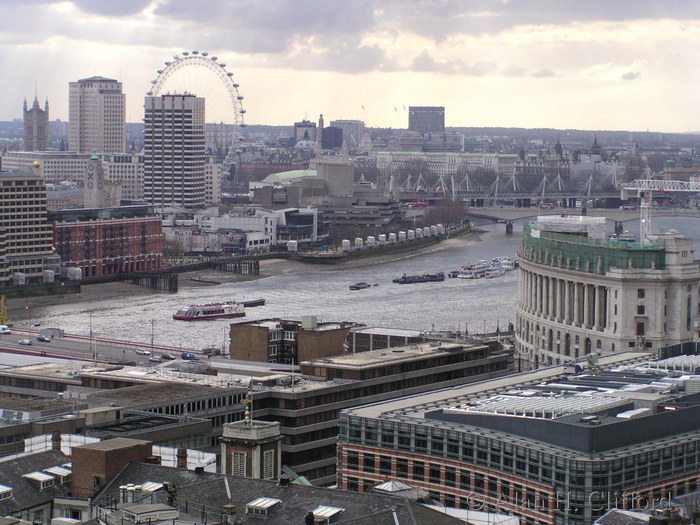 View from the Stone Gallery, St. Paul&rsquo;s Cathedral