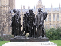 Rodin&rsquo;s Burghers of Calais, London