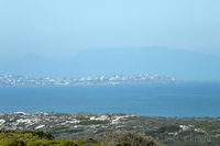 View of Table Mountain from the West Coast National Park