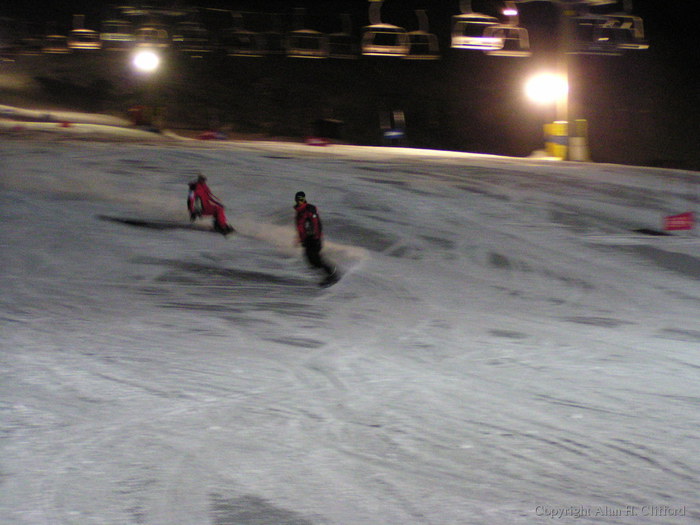 At the ski instructors&rsquo; demo